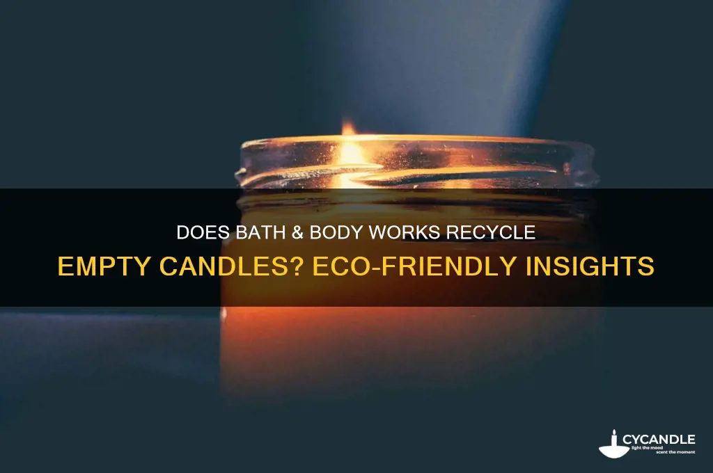does bath and body works recycle empty candles