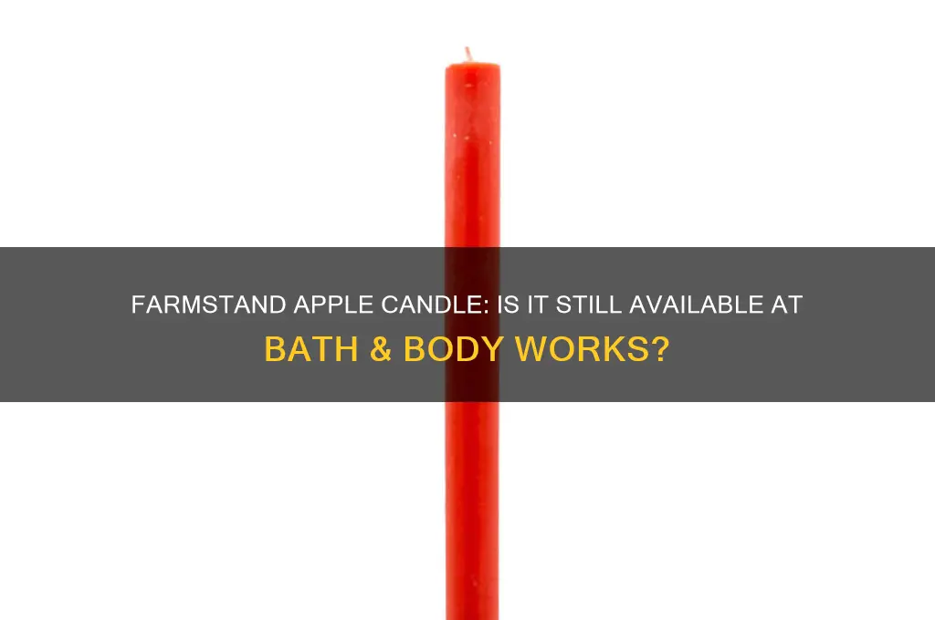 does bath and body works still have farmstand apple candle