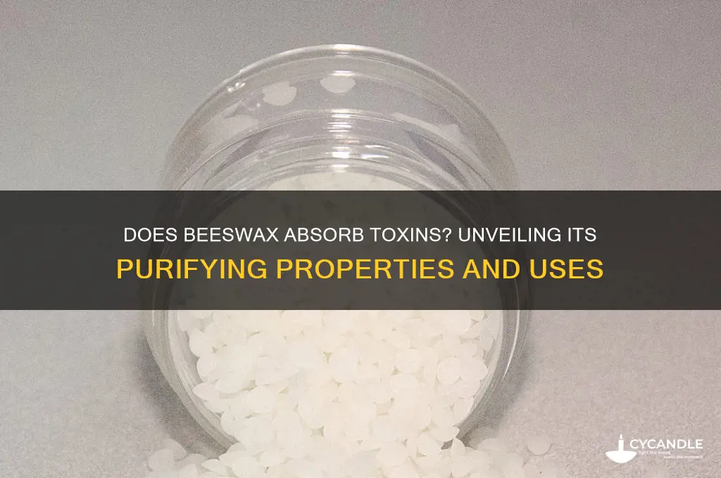 does beeswax absorb toxins
