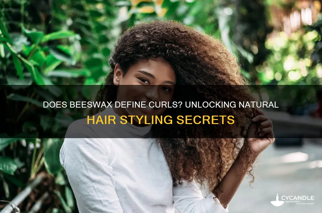 does beeswax define curls