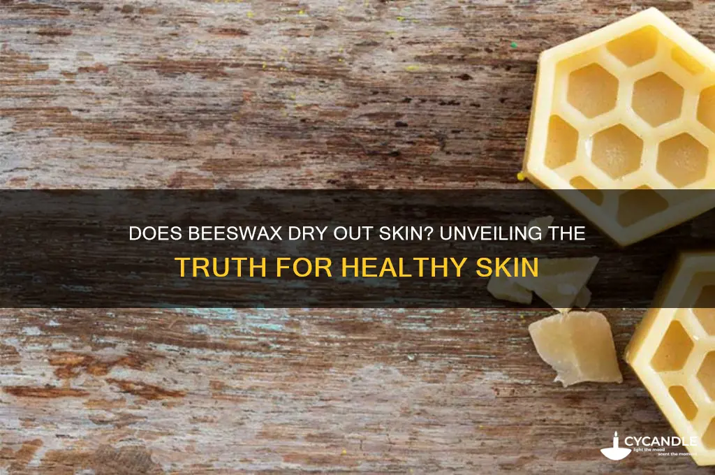 does beeswax dry out skin