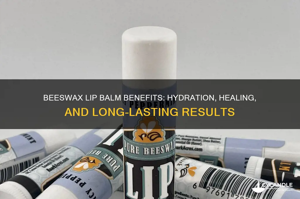 does beeswax lip balm work