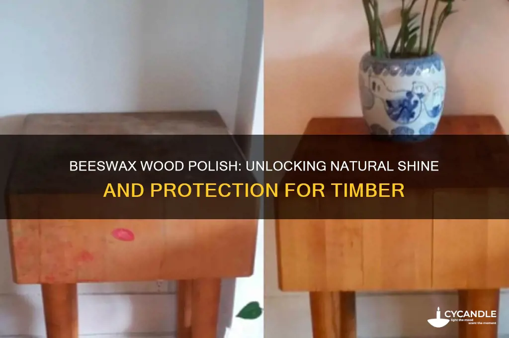 does beeswax make wood shine