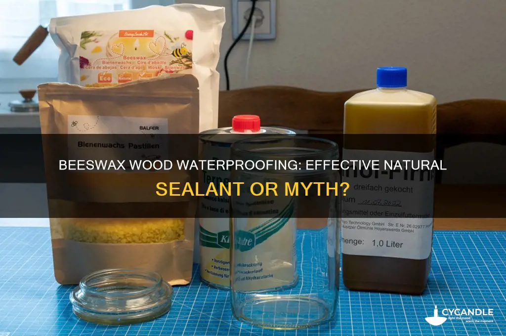 does beeswax make wood waterproof