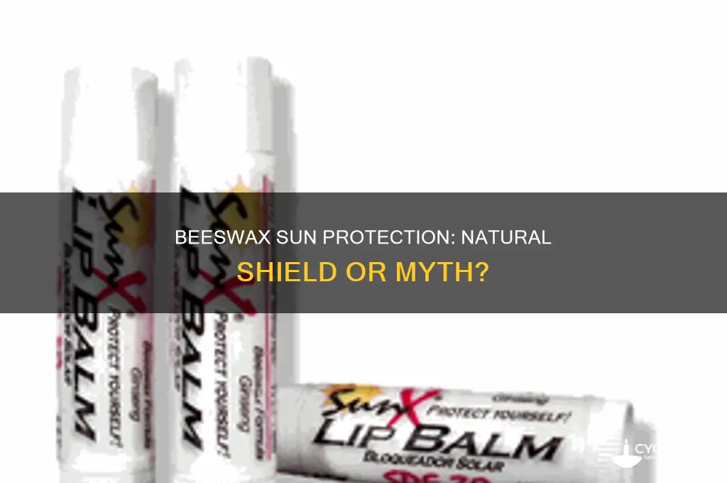 does beeswax protect from sun