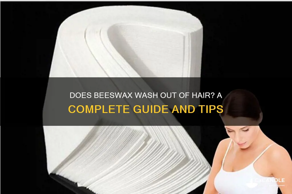 does beeswax wash out of hair