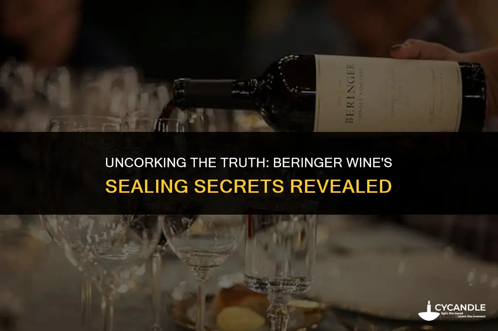 does beringer wine use wax to seal