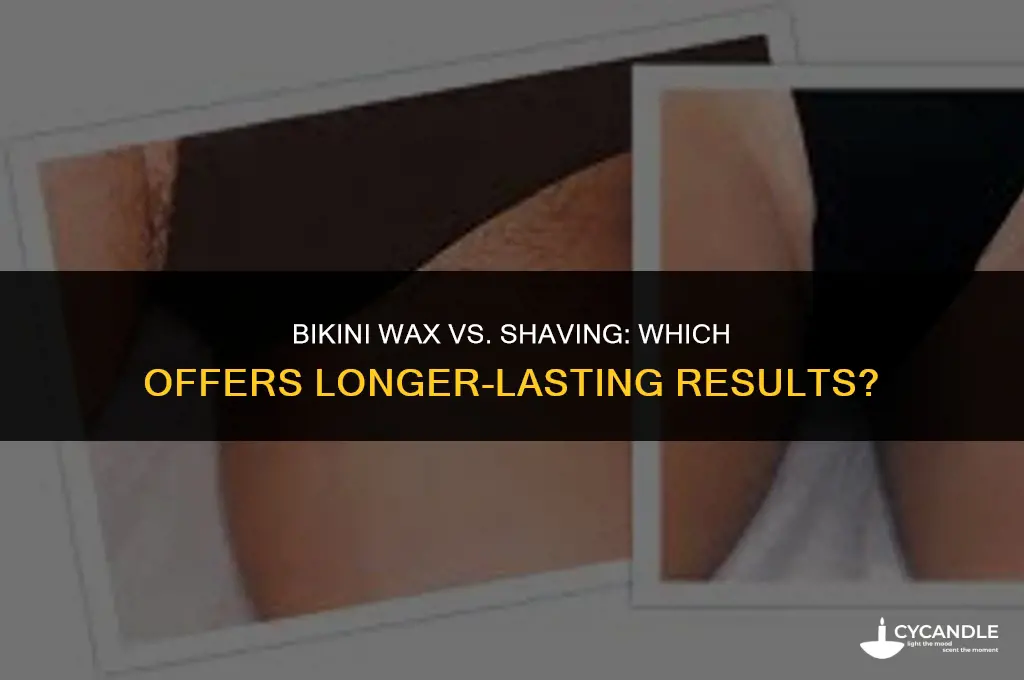 does bikini wax last longer than shaving