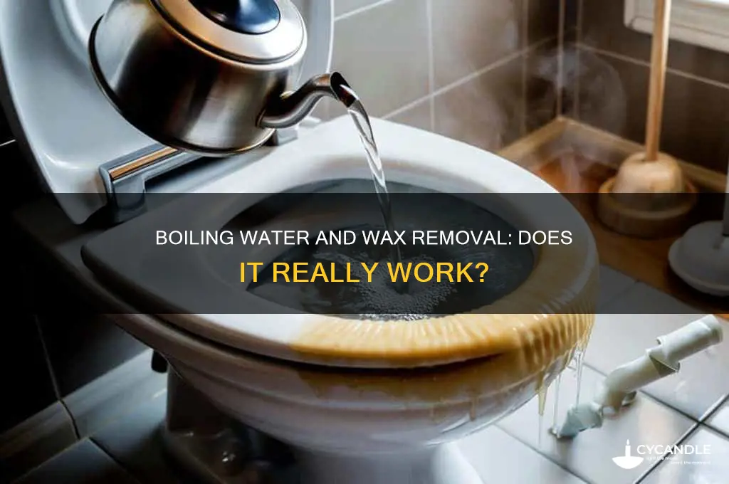 does boiling water remove wax