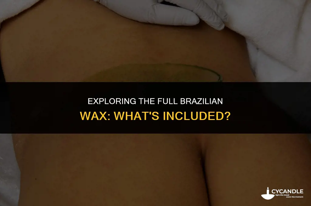 does brazilian wax include bum
