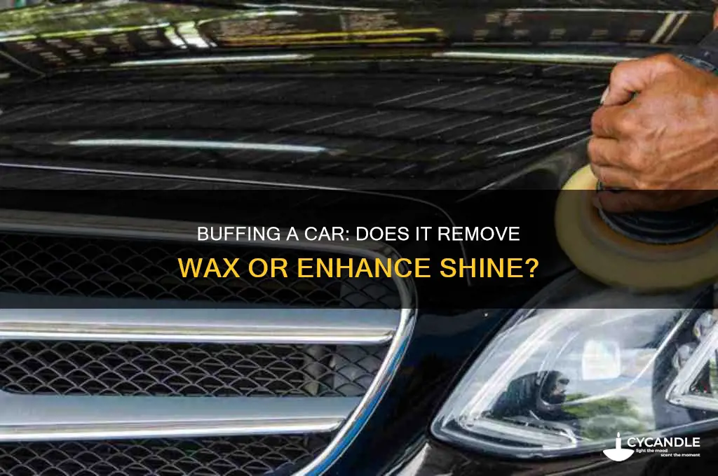 does buffing a car remove wax