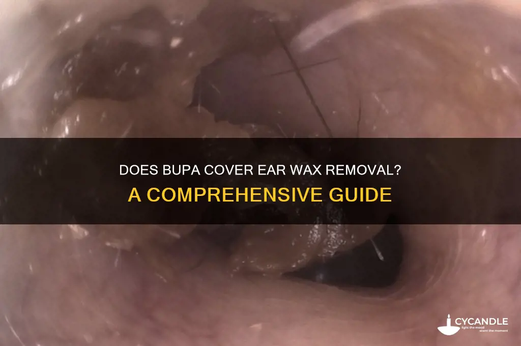 does bupa cover ear wax removal