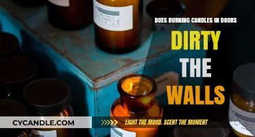 Does Burning Candles Indoors Cause Wall Discoloration and Dirt Buildup?