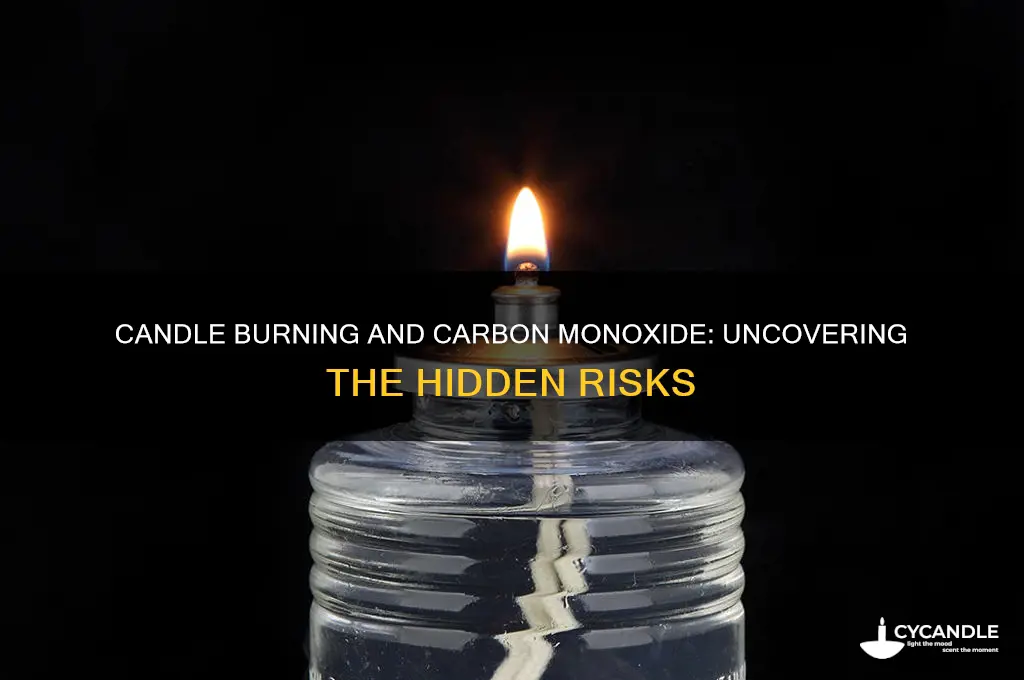 does burning candles release carbon monoxide