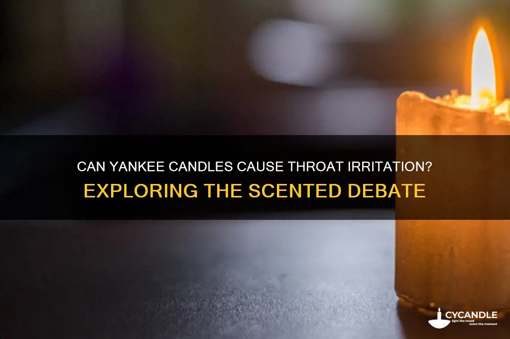 does burning yankee candles irritate a person