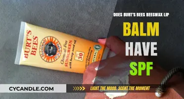 Does Burt's Bees Beeswax Lip Balm Offer SPF Protection?