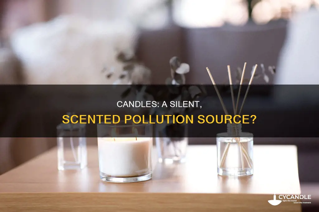 does candle cause pollution