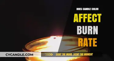 Candle Color Impact: Does Hue Influence Burn Rate and Duration?