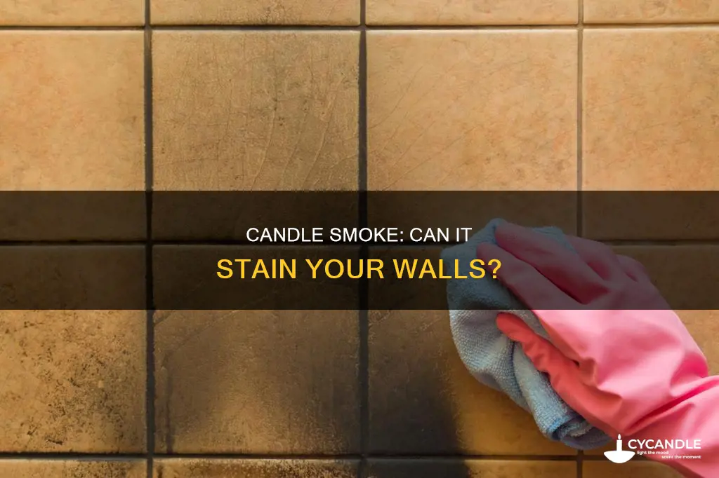 does candle smoke stain walls