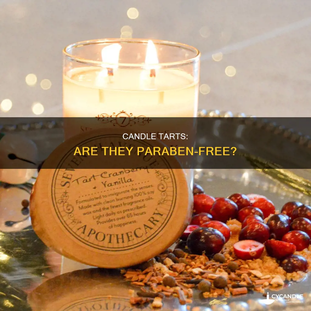 does candle tarts have paraben