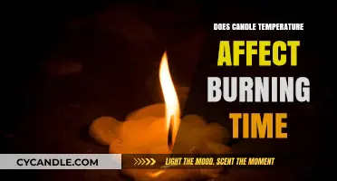 How Candle Temperature Influences Burn Time: A Comprehensive Analysis