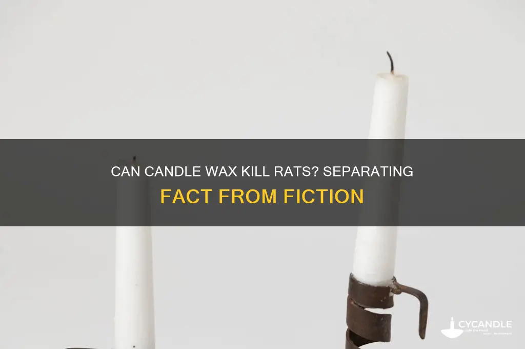 does candle wax kill rats