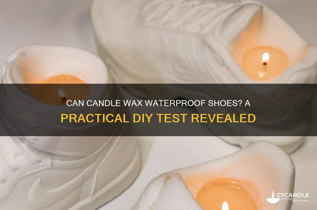 does candle wax waterproof shoes