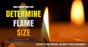 Candle Wick Size: Does It Control the Flame's Intensity?