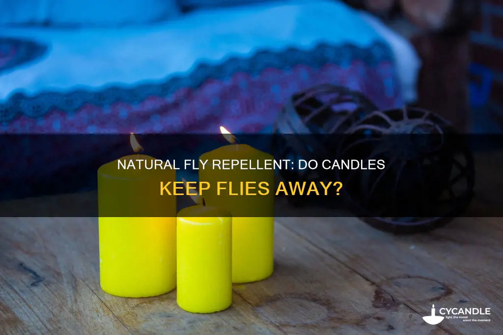 does candles keep flies away