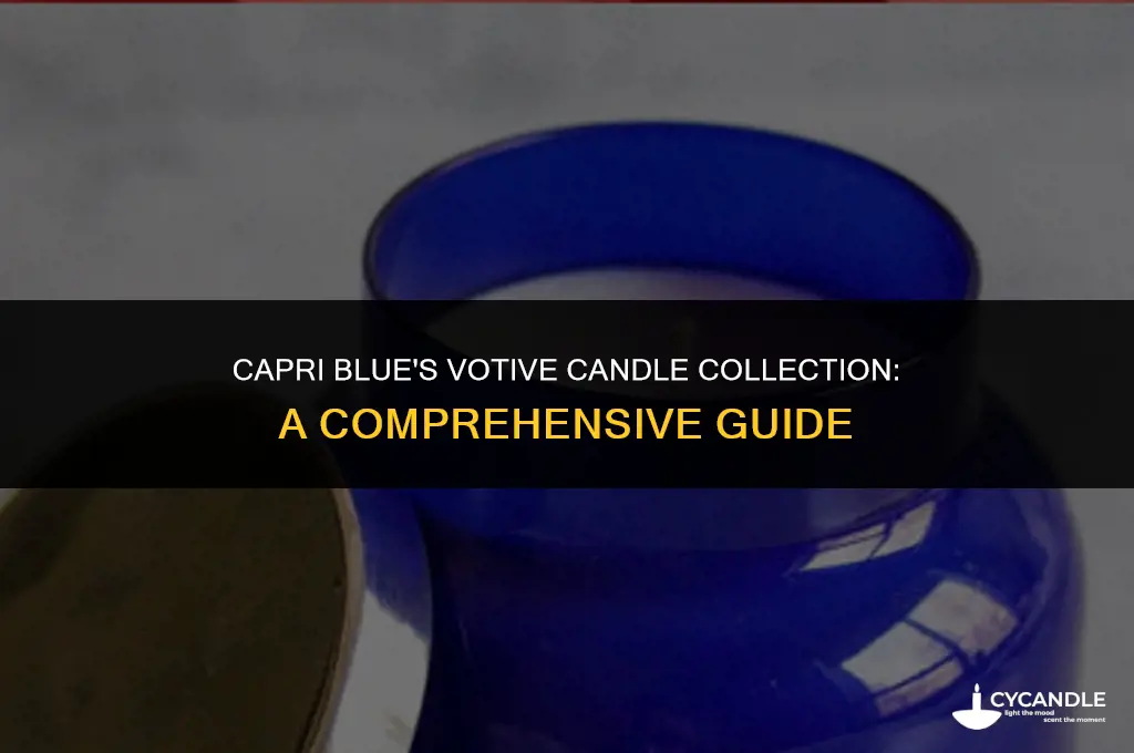 does capri blue sell votive candles