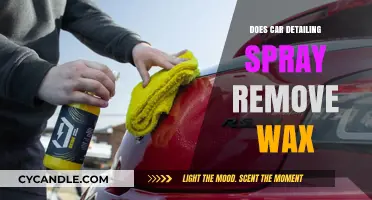 Can Car Detailing Spray Remove Wax? A Comprehensive Guide