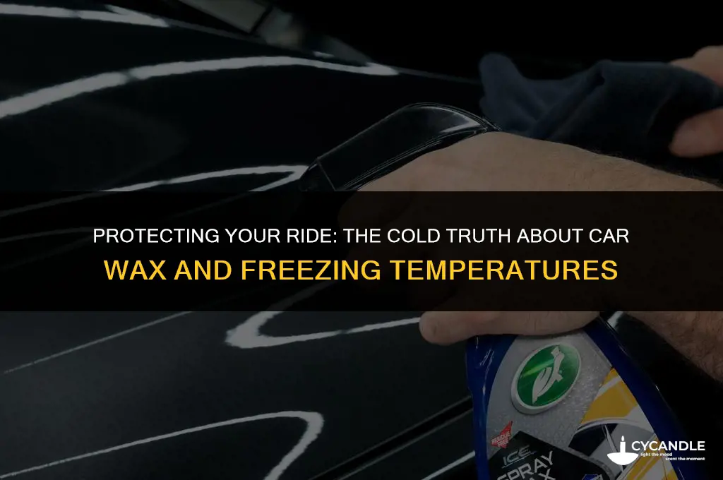 does car wax freeze