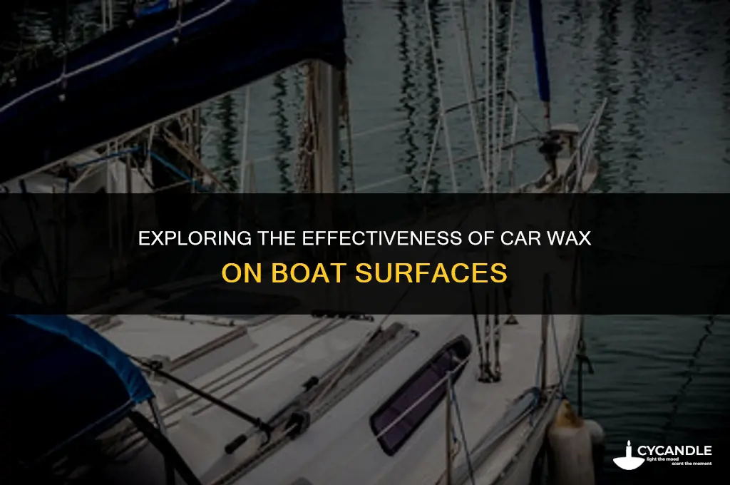 does car wax work on boats