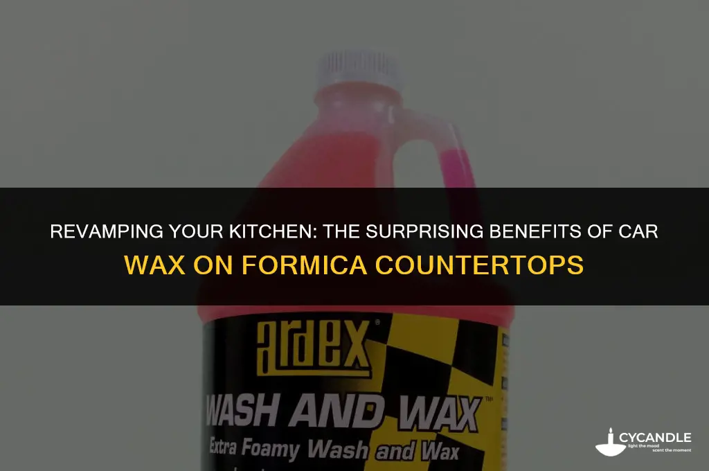 does car wax work on formica countertops