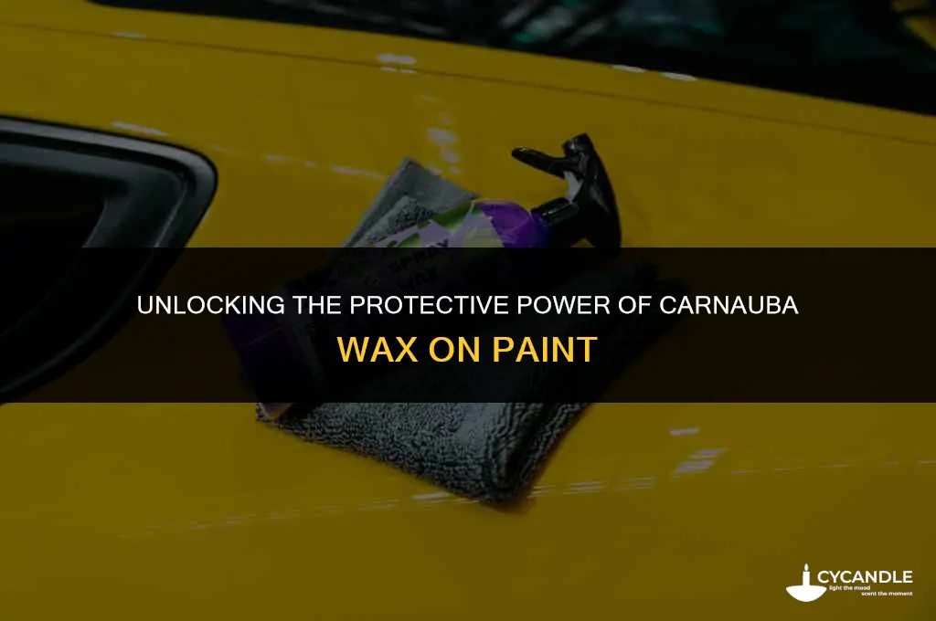 does carnauba wax protect paint