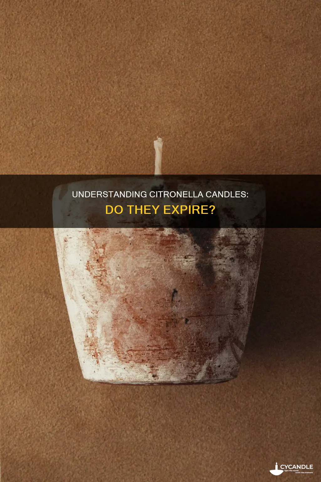 does citronella candles expire