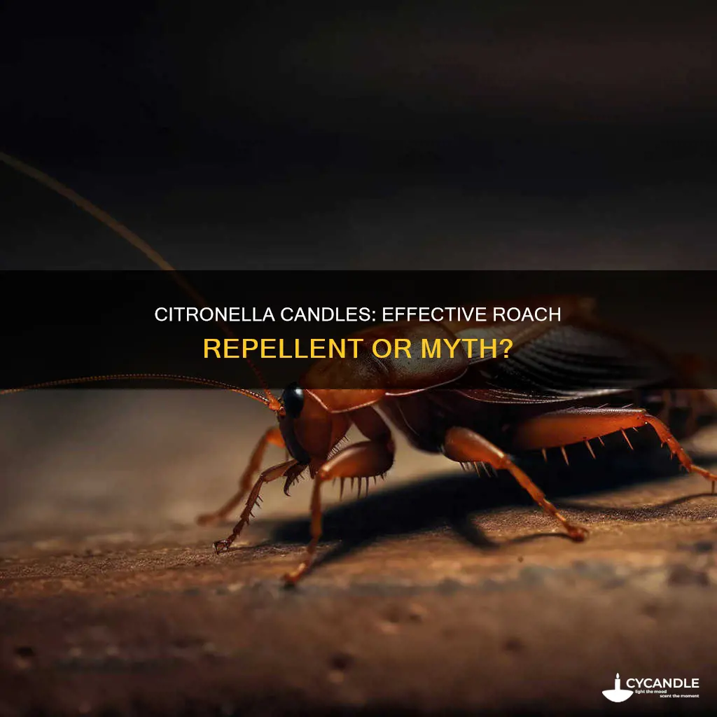 does citronella candles repel roaches