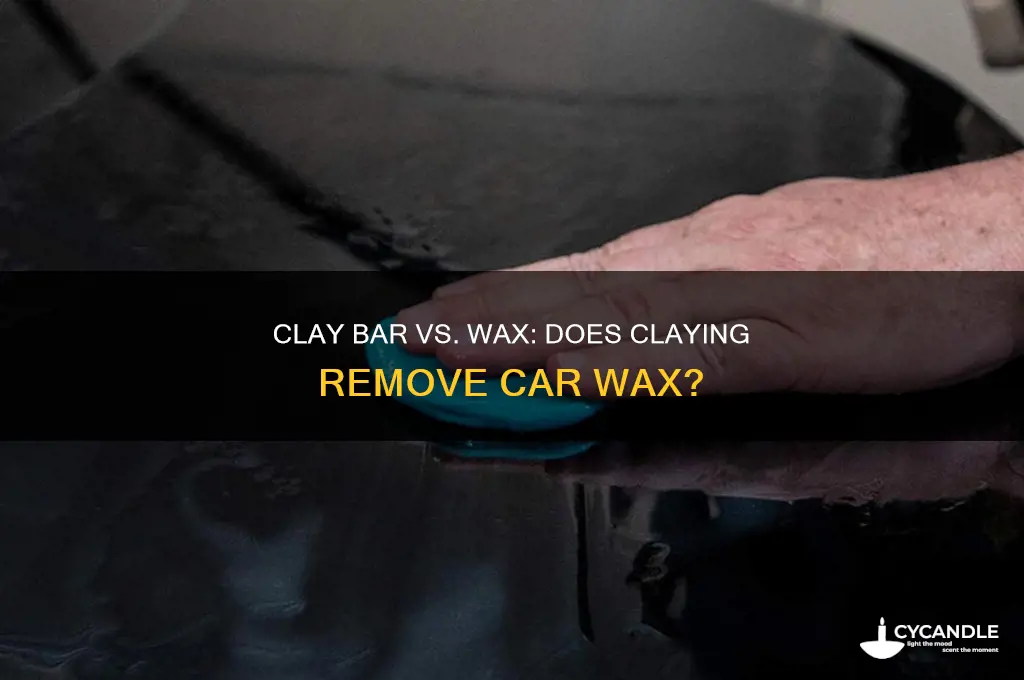 does clay bar remove wax