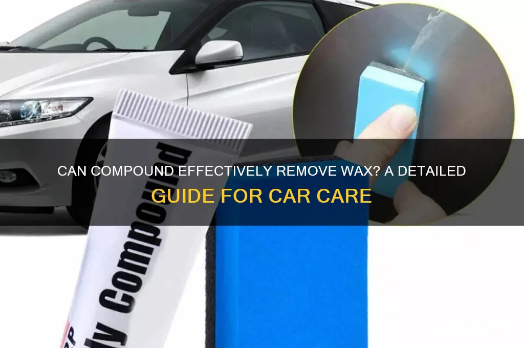 does compound remove wax