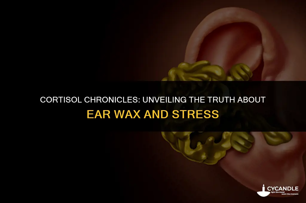 does cortisol stay in ear wax