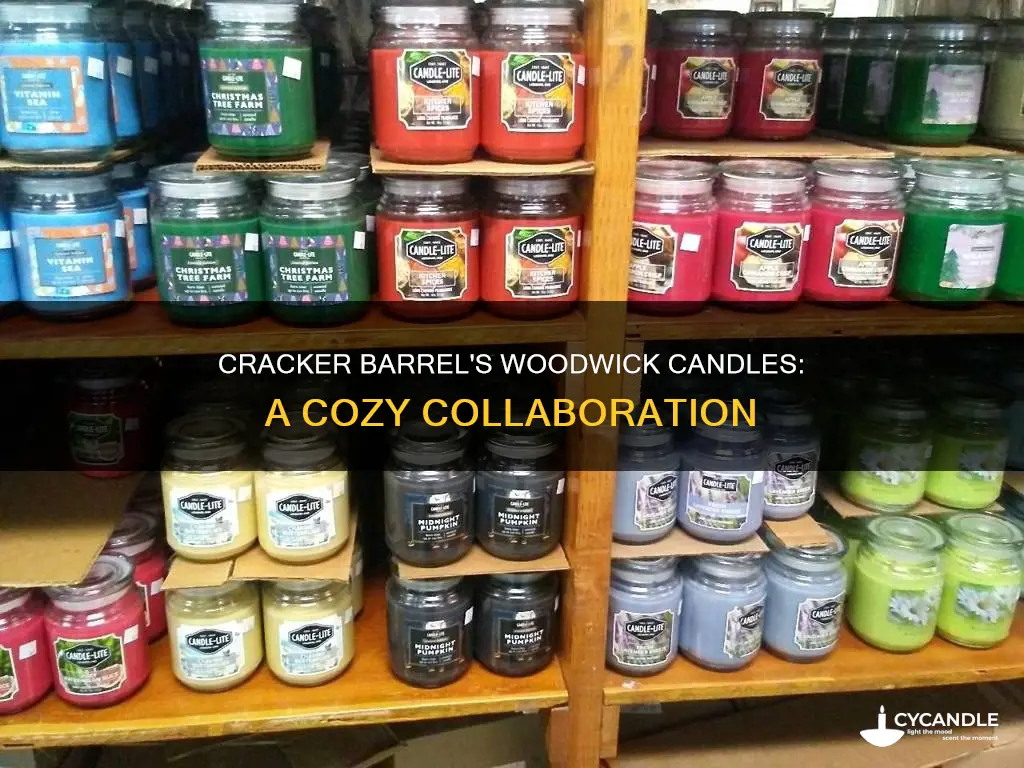 does cracker barrel sell woodwick candles