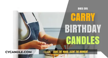 Birthday Candles: Available at CVS?