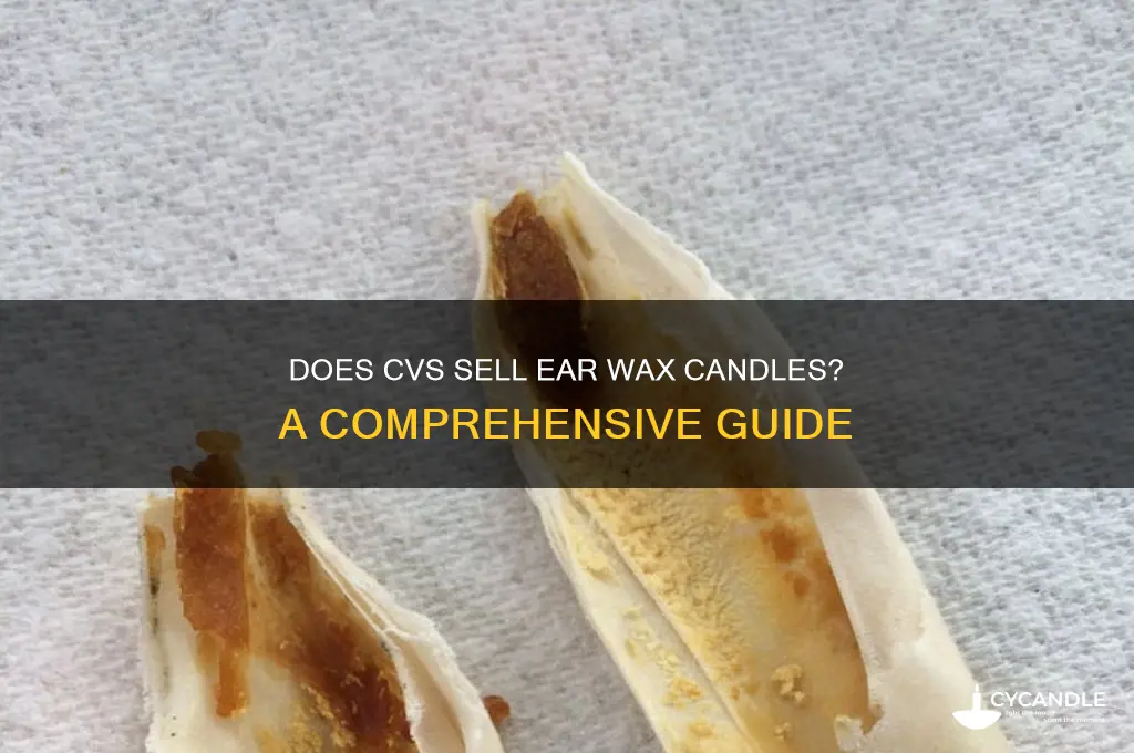 does cvs have ear wax candles