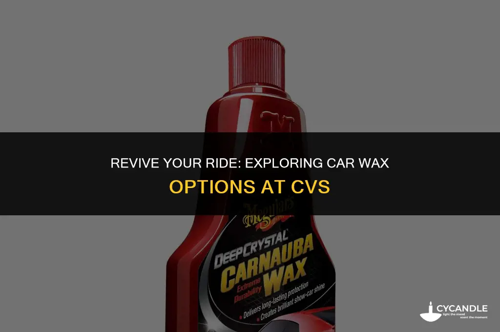 does cvs sell car wax