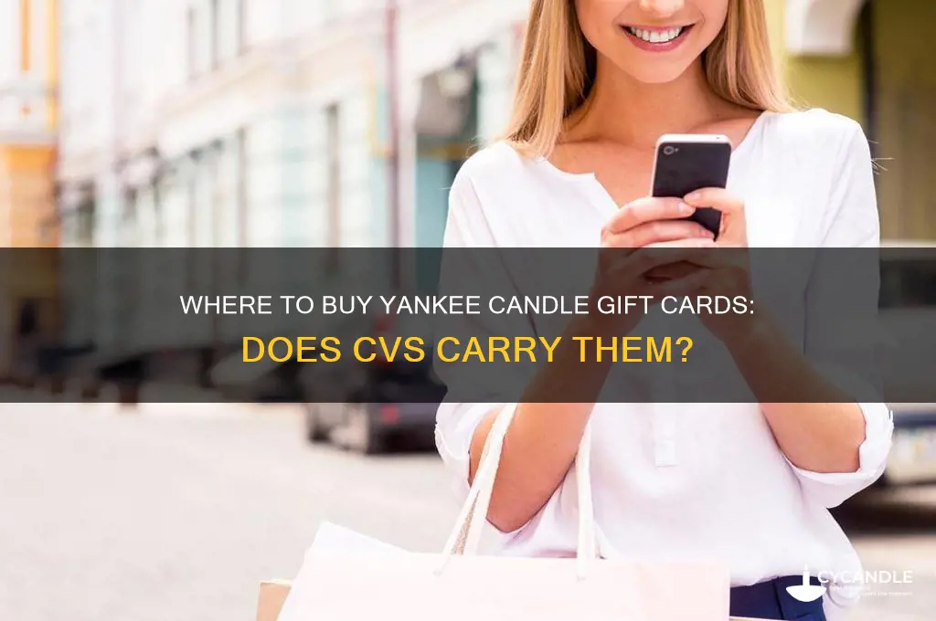 does cvs sell yankee candle gift cards