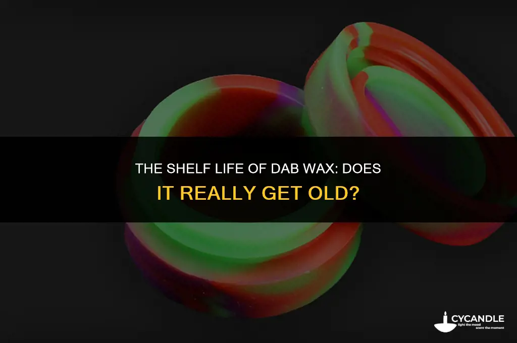 does dab wax get old