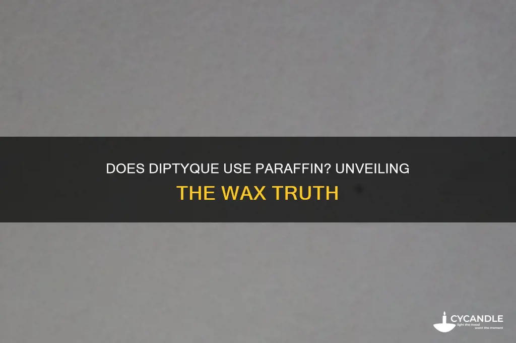 does diptyque use paraffin