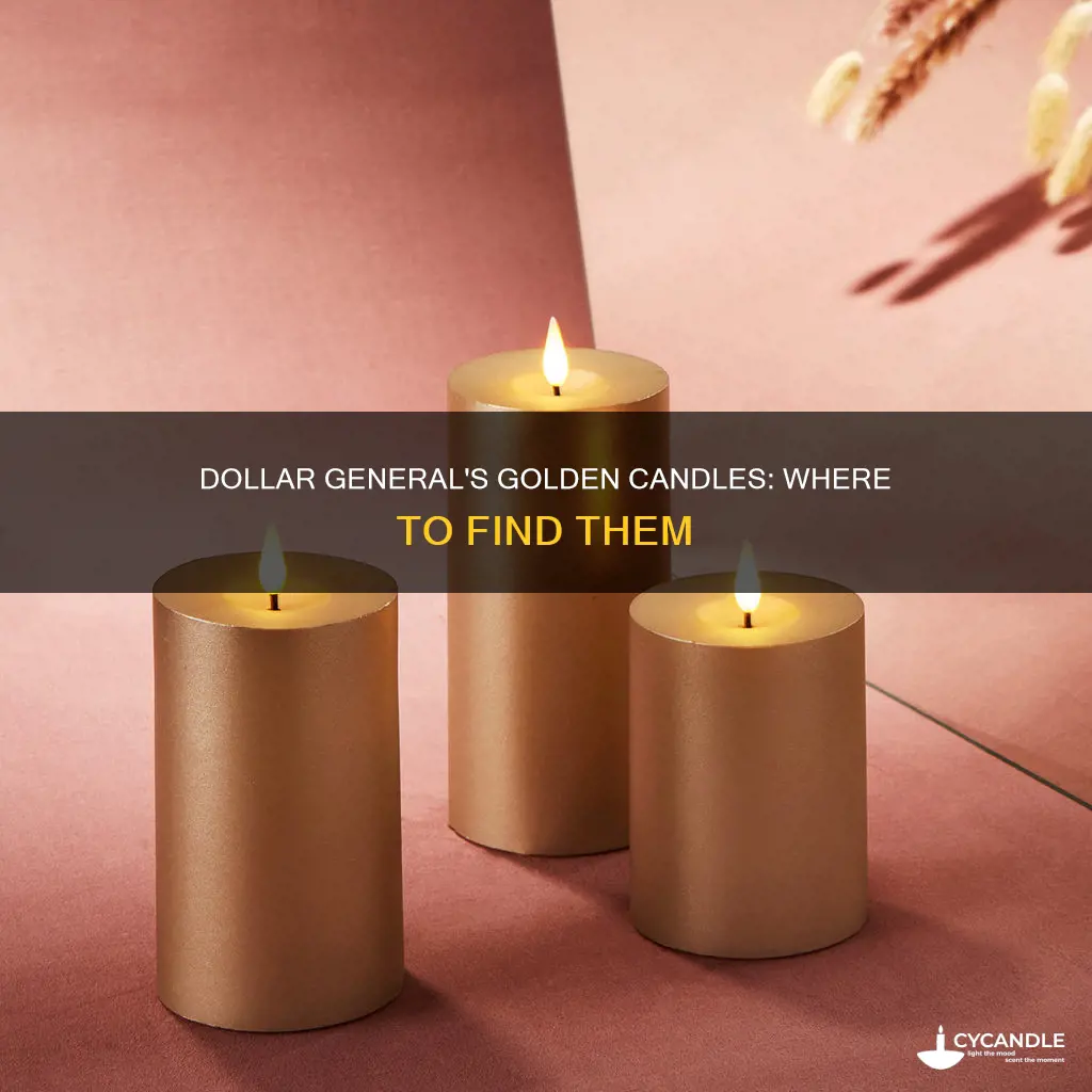 does dollar general carry gold candles