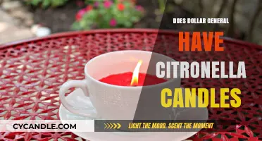 Dollar General Citronella Candles: What You Need to Know