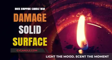 Can Dripping Candle Wax Harm Your Solid Surface Countertops?
